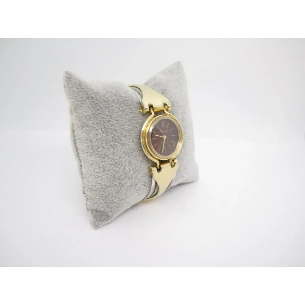 Vtg Women Regency 17 Jewels Hand Wind Analog 26mm Dial Causal Round‎ Watch (G49)